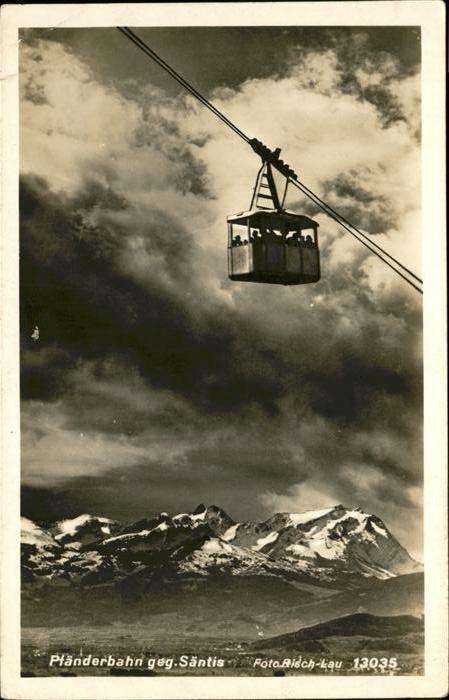 Bregenz Vorarlberg Pfänderbahn Säntis