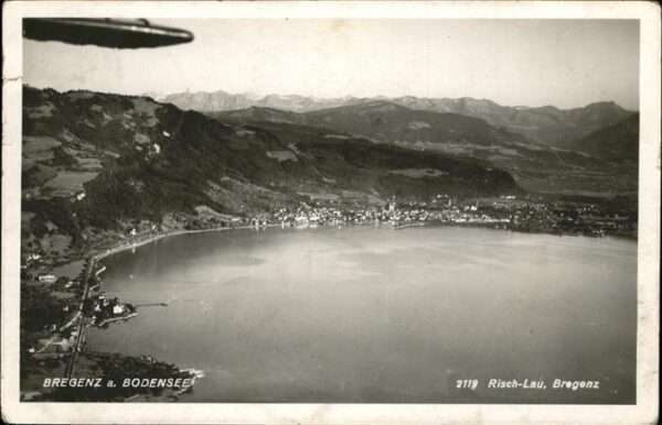 Bregenz Vorarlberg Fliegeraufnahme