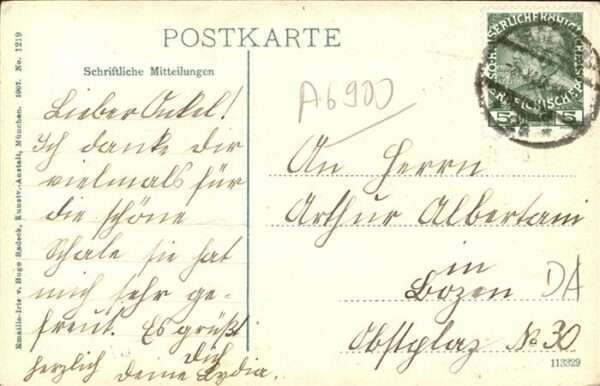 Bregenz Vorarlberg Hafen Postgebäude Schiff – Bild 2