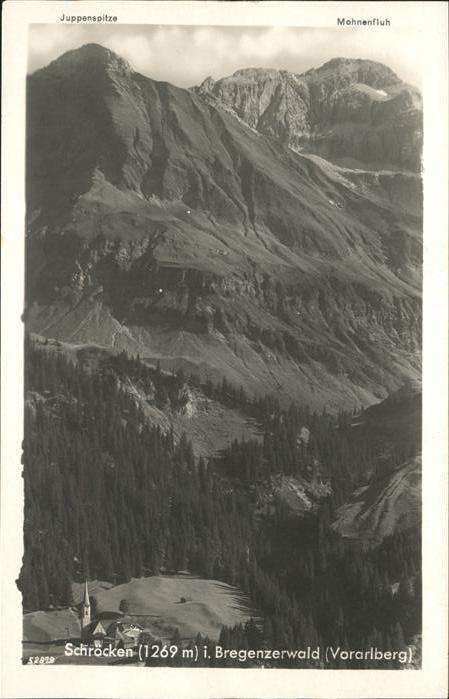 Schroecken Vorarlberg Juppenspitze Mohnenfluh