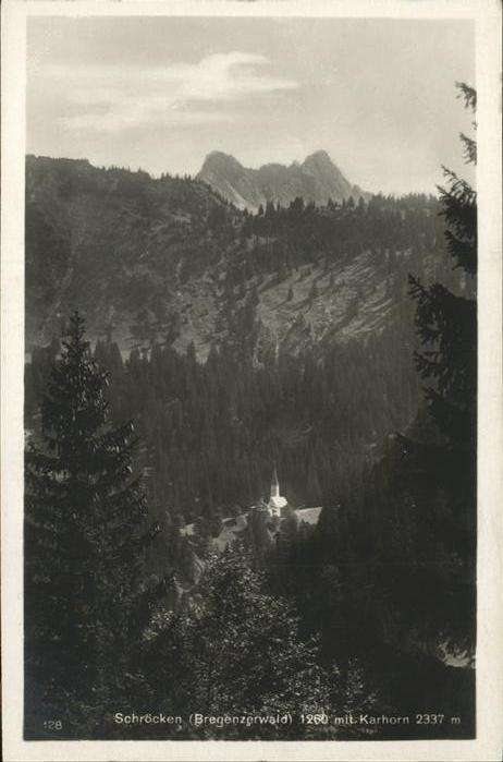 Schroecken Vorarlberg Karhorn