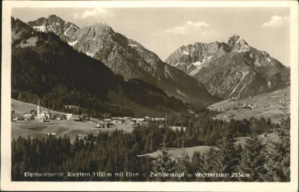 Riezlern Kleinwalsertal Vorarlberg Zwölferkopf Widderstein