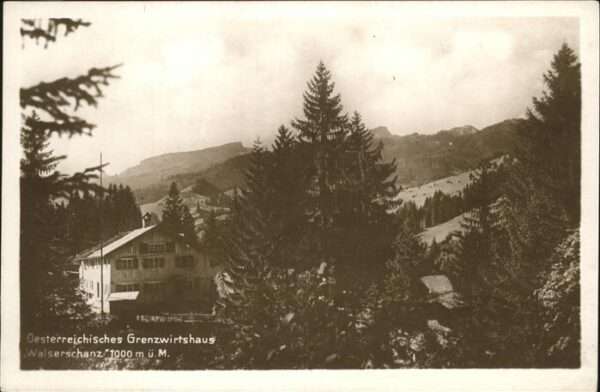 Walserschanz Kleinwalsertal Grenzwirtshaus