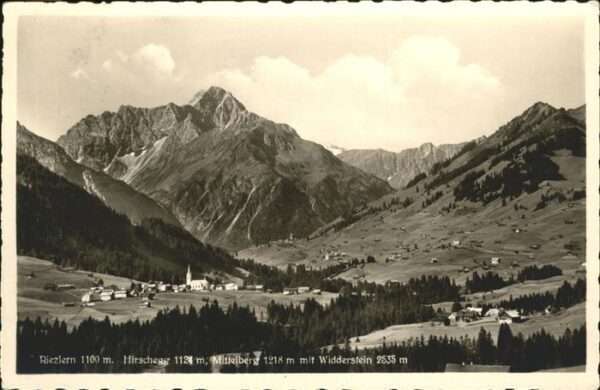 Riezlern Kleinwalsertal Vorarlberg Hirschegg Mittelberg Widderstein