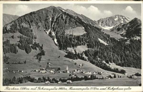 Riezlern Kleinwalsertal Vorarlberg Gehrenspitze Hammerspitze Kuhgehrenspit