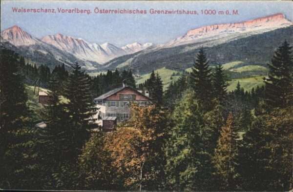 Walserschanz Kleinwalsertal Grenzwirtshaus