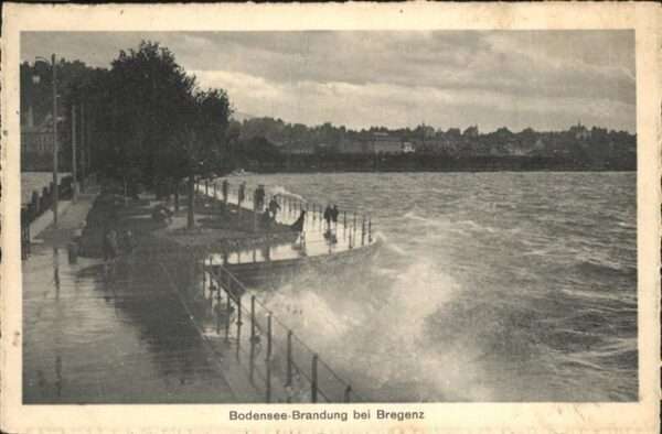 Bregenz Vorarlberg Bodensee Brandung