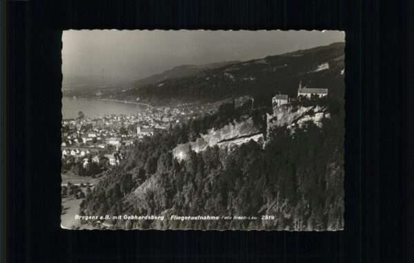 Bregenz Vorarlberg Gebhardsberg Fliegeraufnahme