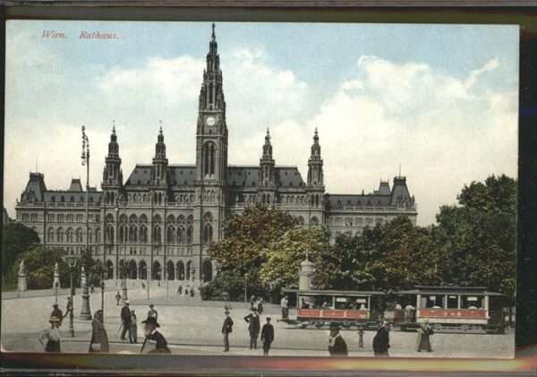 Wien Rathaus Strassenbahn