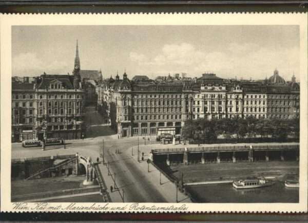 Wien Marienbrücke Rotenturmstrasse Schiff St