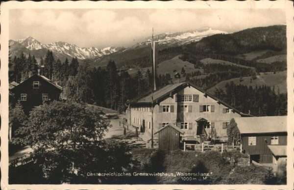 Walserschanz Kleinwalsertal Grenzwirtschaft