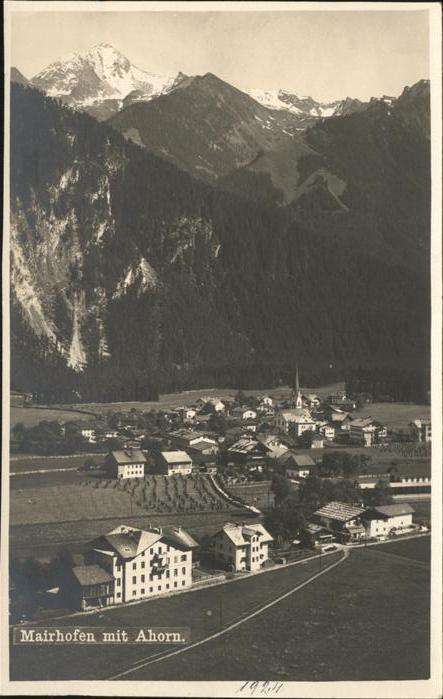 Mayrhofen Zillertal Ahorn