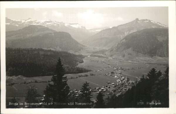 Bezau Mittags Hangspitze