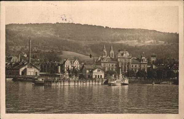 Bregenz Vorarlberg Hafenanlage Posrgebäude