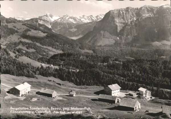 Bezau Bergstation Sonderdach Mognenfluh Künze