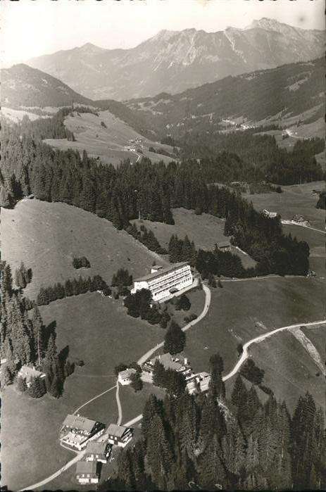 Walsertal Kleinwalsertal Fliegeraufnahme