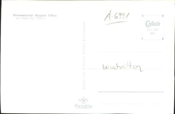 Riezlern Kleinwalsertal Vorarlberg Hochfellen – Bild 2