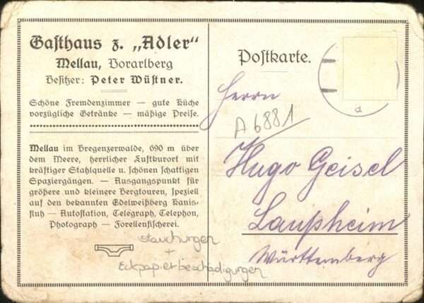 Kanisfluh Gasthaus Zum Adler – Bild 2