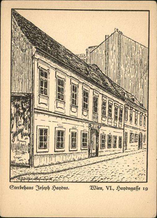 Wien Sterbehaus Joseph Handus
