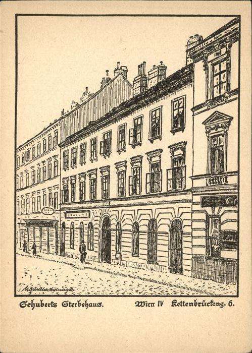 Wien Schuberts Sterbehaus