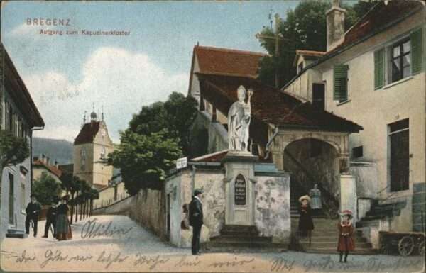 Bregenz Vorarlberg Aufgang Kapuzinerkloster