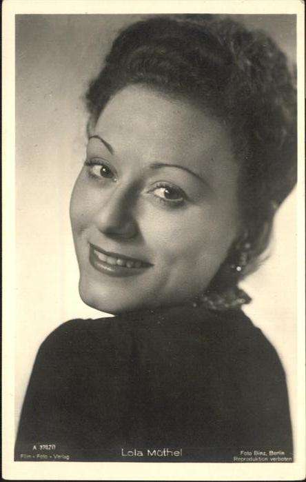Schauspieler Lola Müthel