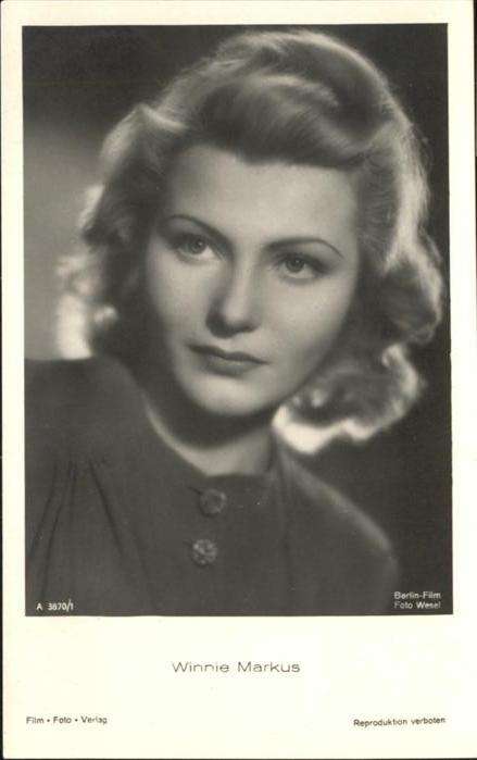 Schauspieler Winnie Markus