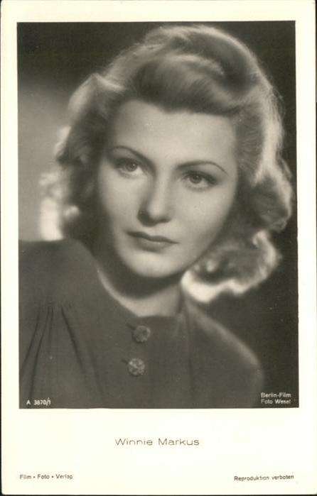 Schauspieler Winnie Markus