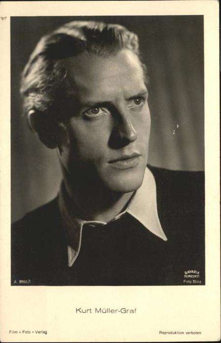 Schauspieler Kurt Müller-Graf A 3866/1