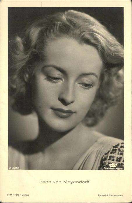 Schauspieler Irene von Meyendorff A 3611/1