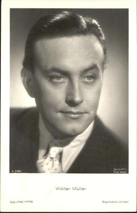 Schauspieler Walter Müller A 3712/1