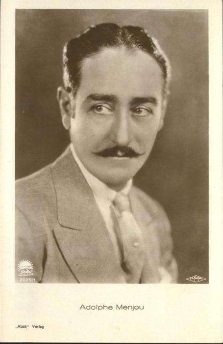 Verlag Ross Nr. Adolphe Menjou 2025/1