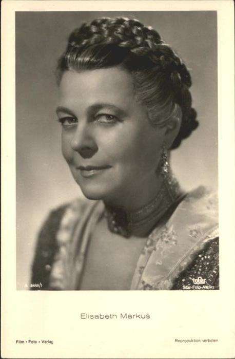 Schauspieler Elisabeth Markus A 3888/1