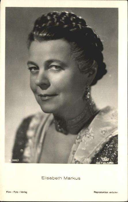 Schauspieler Elisabeth Markus A 3888/1