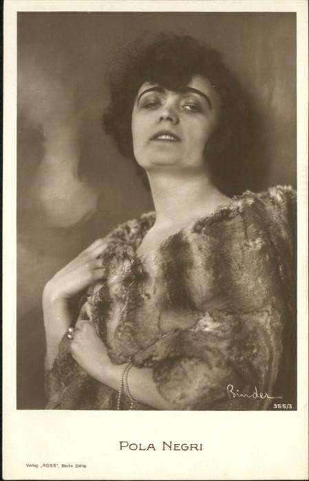Verlag Ross Nr. Pola Negri 355/3