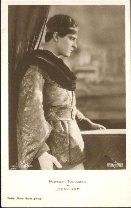 Verlag Ross Nr. Ramon Novarro Ben-Hur 64/8