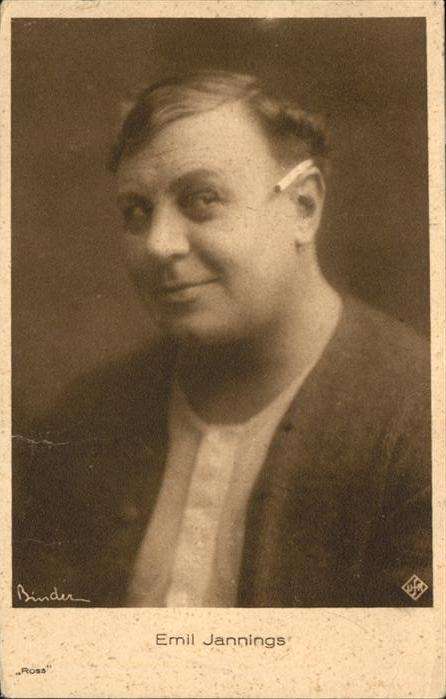 Verlag Ross Nr. Emil Jannings