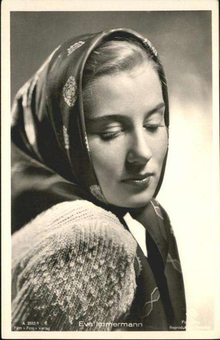 Verlag Film-Foto-Verlag Nr. Eva Immermann A 3592/1 Kopftuch