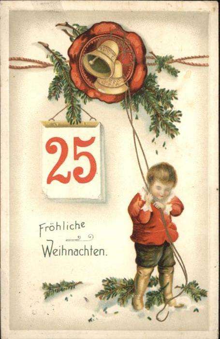 Weihnachten Glocken Kind