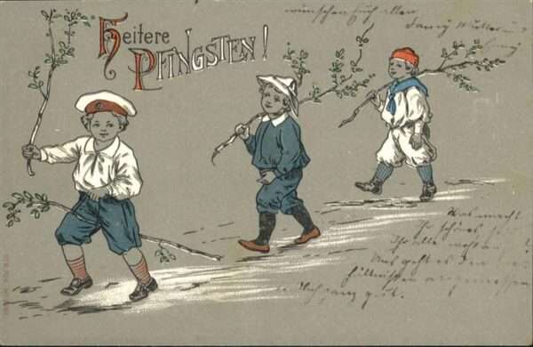 Pfingsten Pentecost Pentecote Kinder