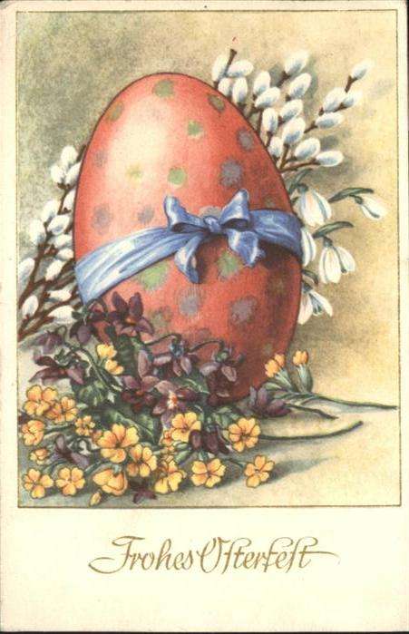 Ostern Easter Paques Osterei Blumen
