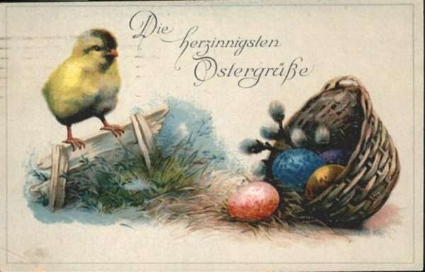 Ostern Easter Paques Küken Ostereier