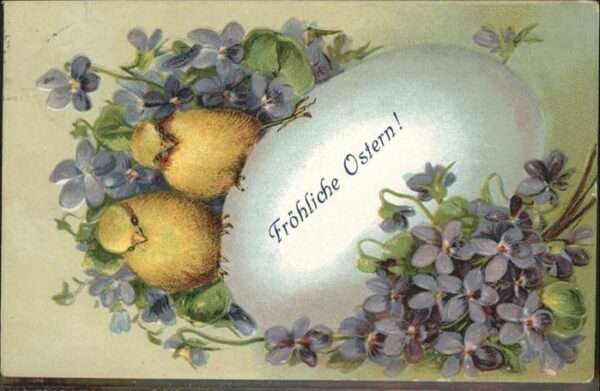 Ostern Easter Paques Küken Osterei