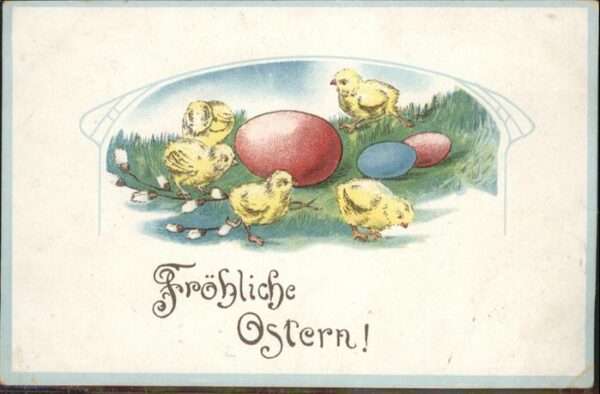 Ostern Easter Paques Küken Ostereier