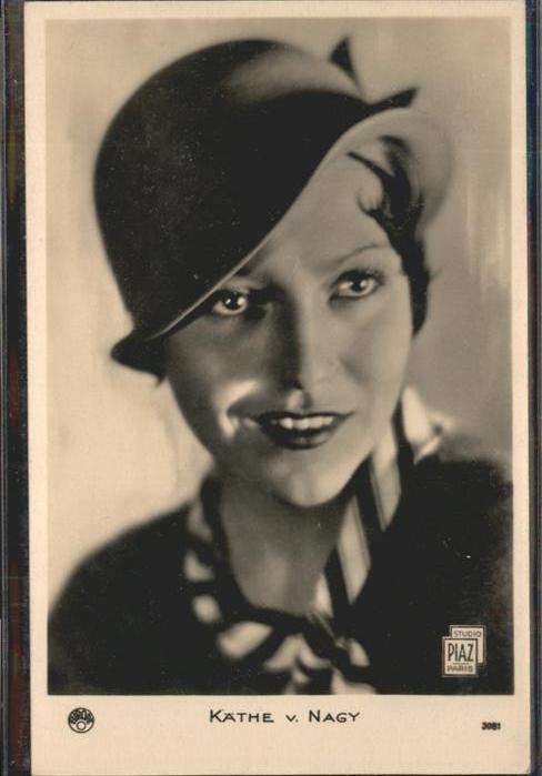 Schauspieler Käthe von Nagy Hut