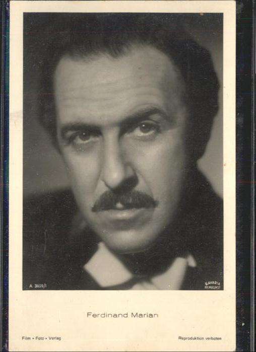 Verlag Film-Foto-Verlag Nr. Ferdinand Marian A 3859/1