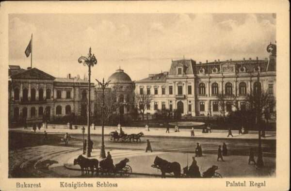 Bukarest Königliches Schloss  Kutsche