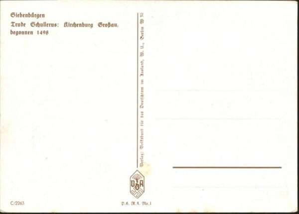 Grossau Klebestellen rückseitig Burg – Bild 2