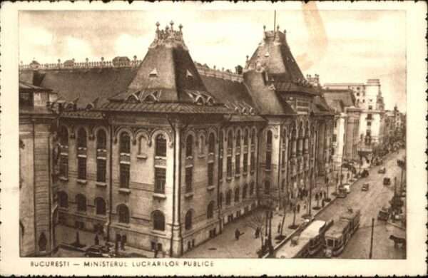 Bucuresti Ministerul Lucrarilor Publice Strassena