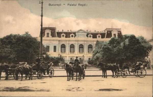 Bucuresti Palatul Regal Kutsche